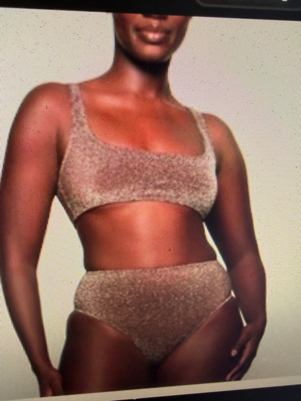 SKIMS Sparkly Bikini Set 4X